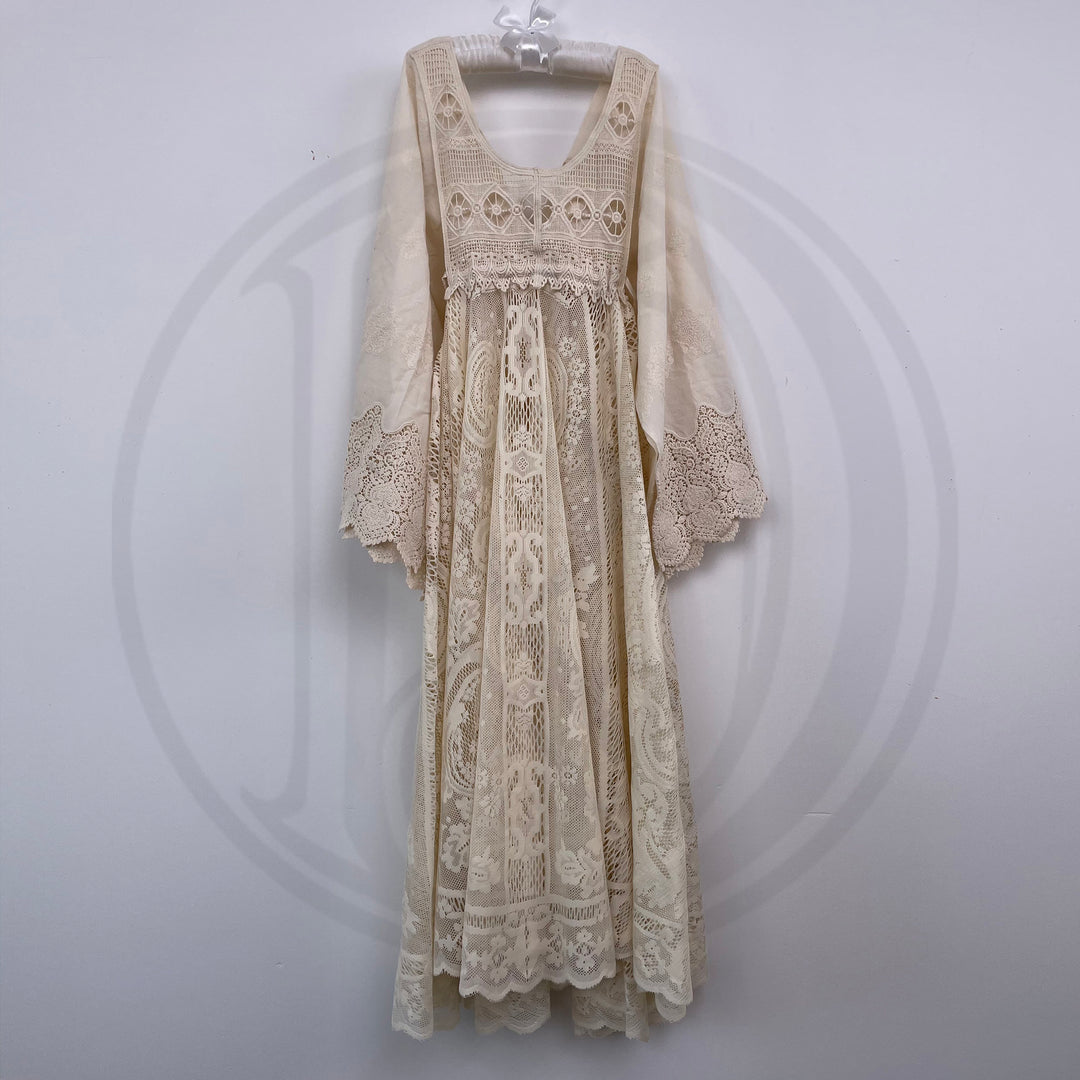 Jodie Little Girl Cotton+Lace Dress