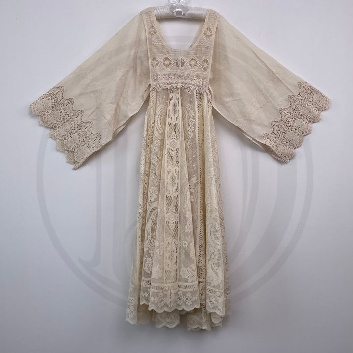 Jodie Little Girl Cotton+Lace Dress