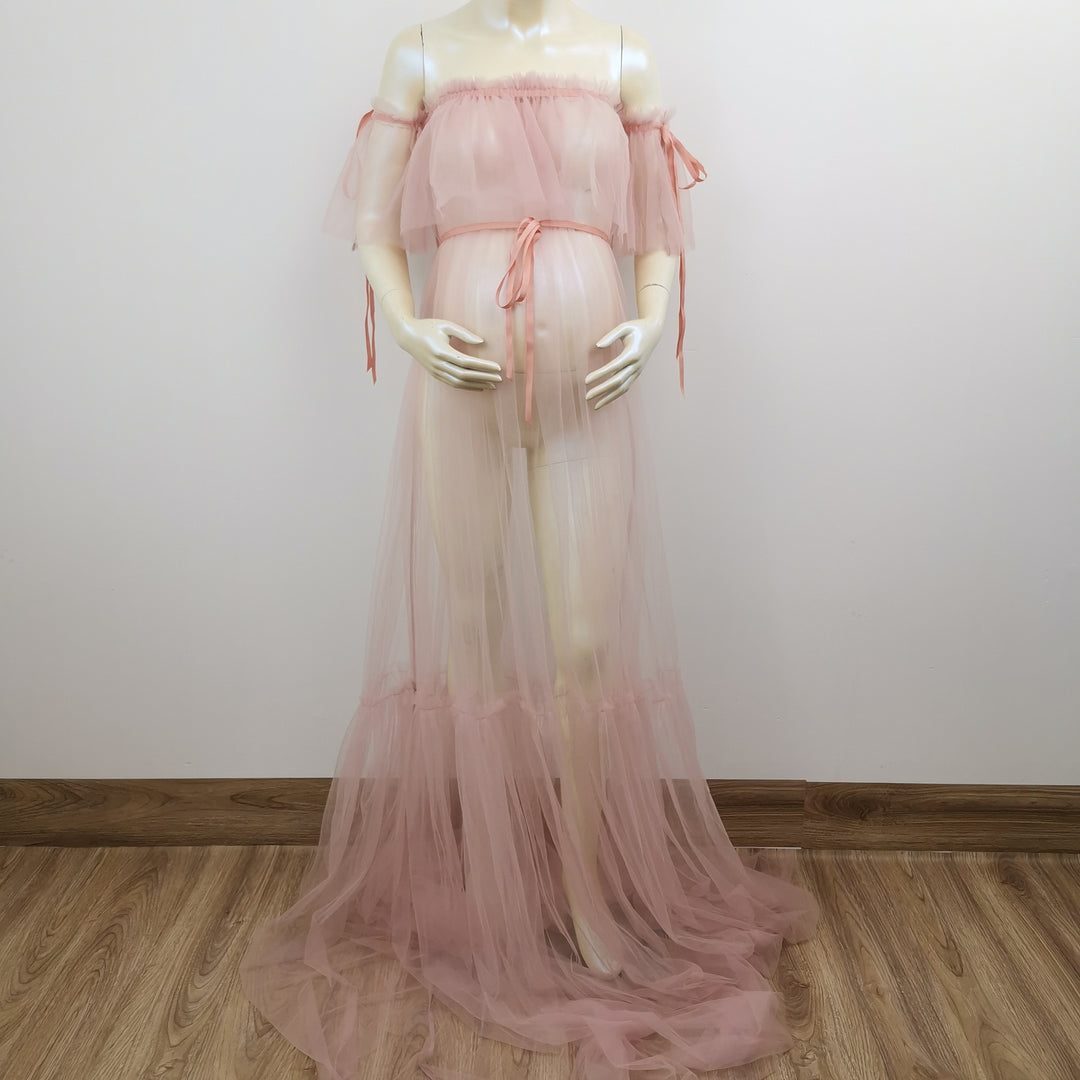 Dora Boob Tube Tulle Gown