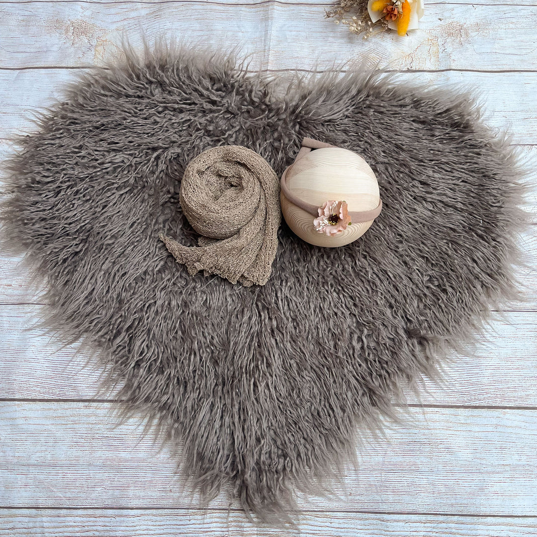 Camel Faux Fur Matched Set