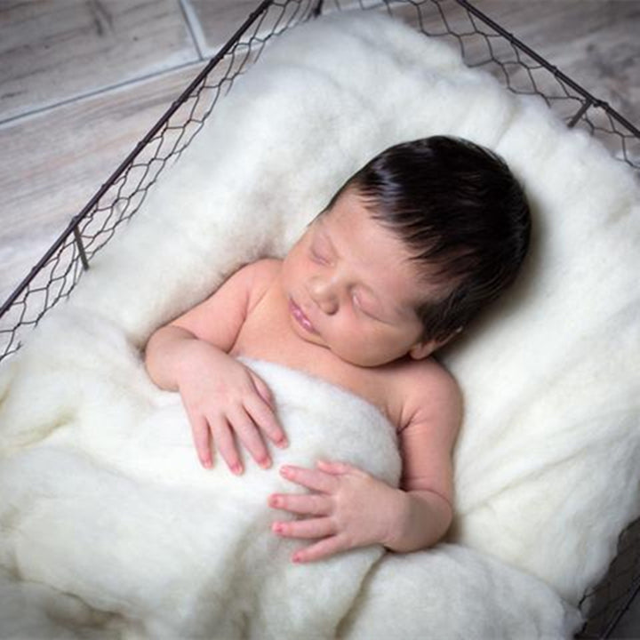 Fluffy Wool Felt Fleece Basket Filler Stuffer Newborn Photo Props - Don&Judy Newborn&Maternity photography props
