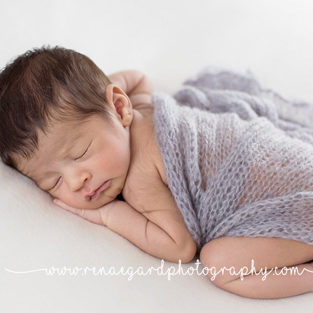 Stretchy Soft Newborn Wrap Knitted Acrylic Mohair Wraps Newborn Photography Props 60x40cm - Don&Judy Newborn&Maternity photography props