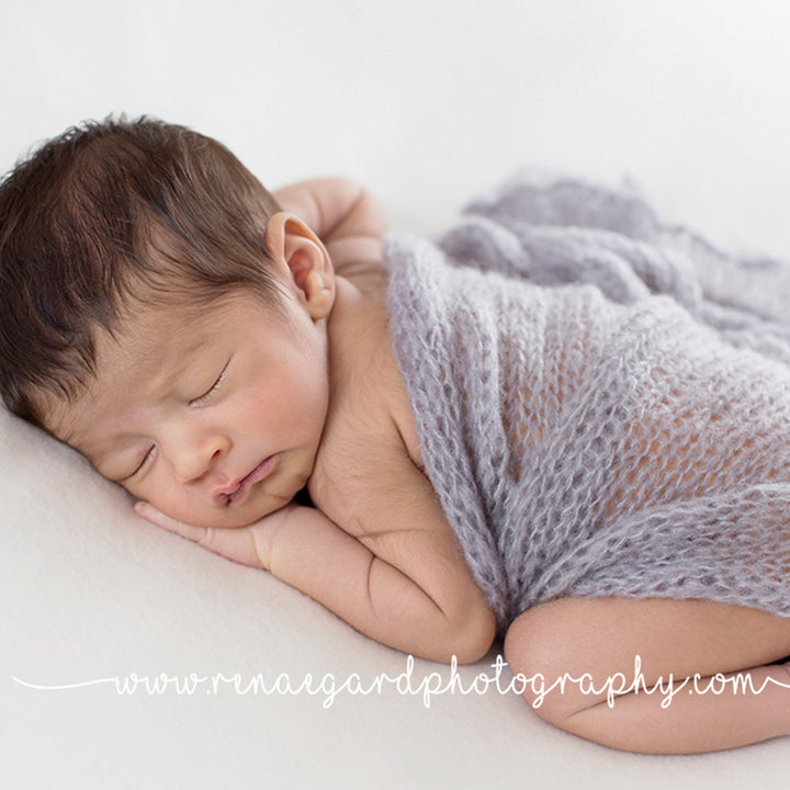 Stretchy Soft Newborn Wrap Knitted Acrylic Mohair Wraps Newborn Photography Props 60x40cm - Don&Judy Newborn&Maternity photography props