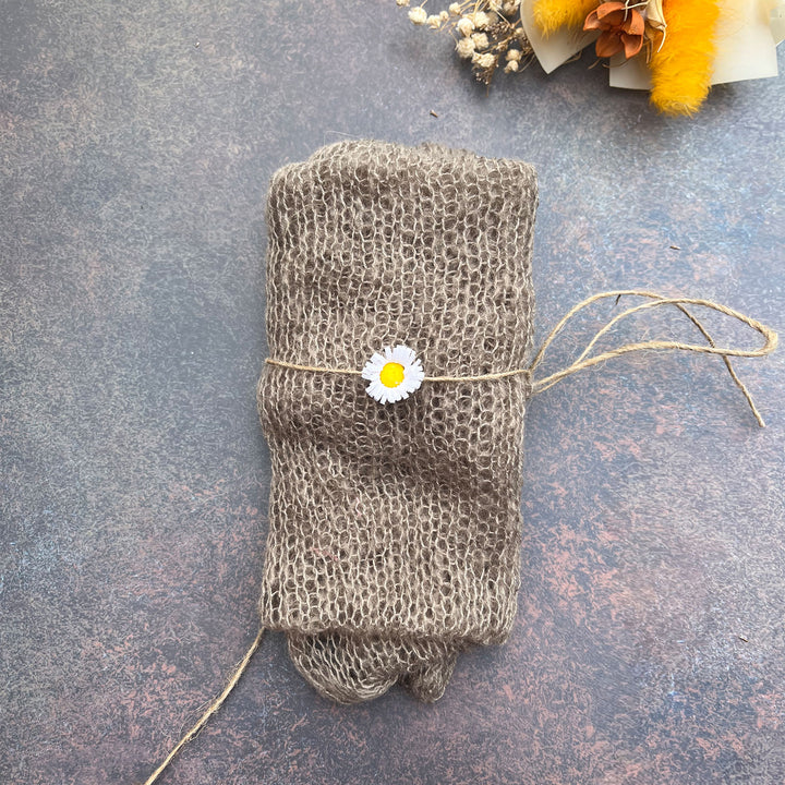 60x40cm Stretchy Wrap with Matched Headwear Set